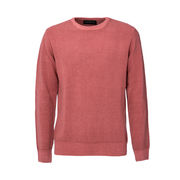 LEO LAMBSWOLL PULLOVER Man Rosso LEO LAMBSWOLL PULLOVER Man Rosso