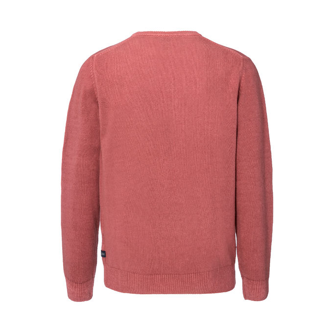 LEO LAMBSWOLL PULLOVER Man Rosso