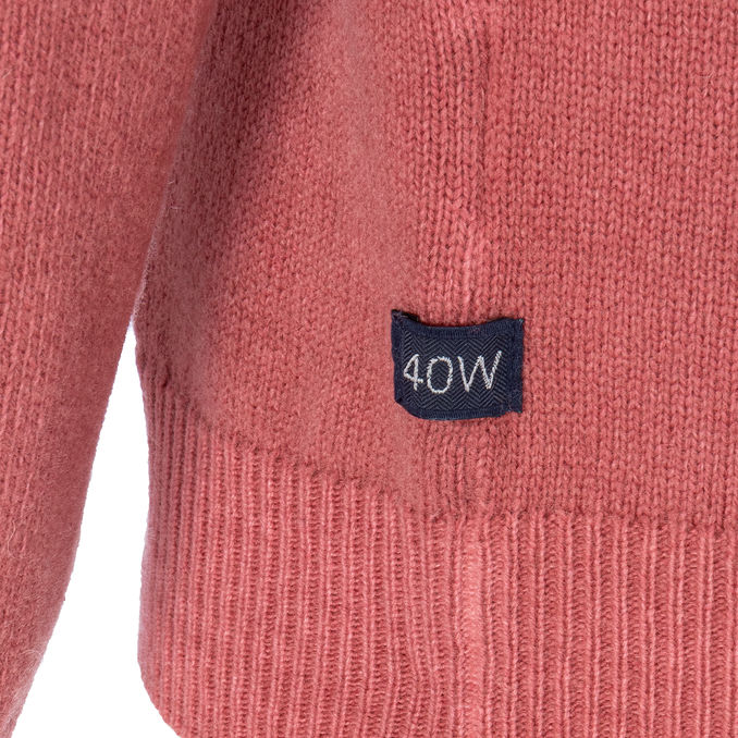 LEO LAMBSWOLL PULLOVER Man Rosso