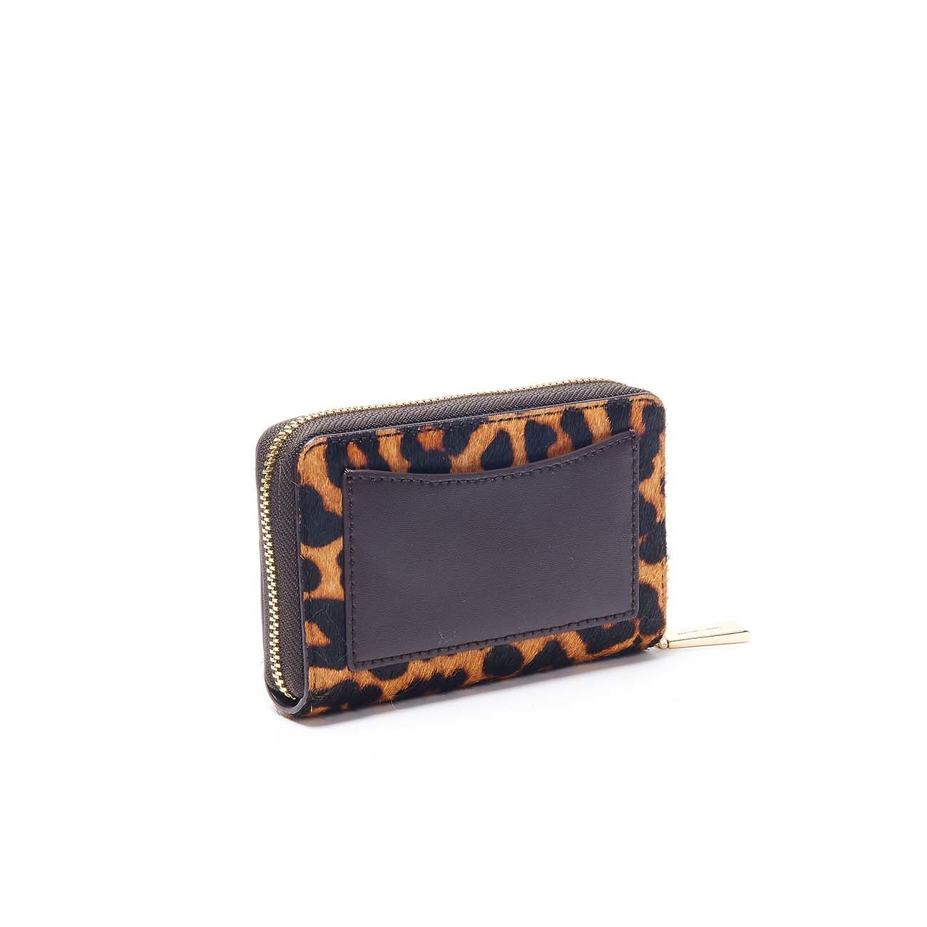 Small LeopardPrint Calf Hair Wallet  Michael Kors