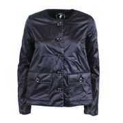 LIGHT DOWN JACKET IRIS Woman Blue Black LIGHT DOWN JACKET IRIS Woman Blue Black