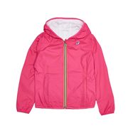 LILY PLUS DOUBLE SHORT JACKET Kid Fuchsia magenta White LILY PLUS DOUBLE SHORT JACKET Kid Fuchsia magenta White