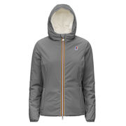 LILY WARM DOUBLE JACKET Woman Grey Stell White LILY WARM DOUBLE JACKET Woman Grey Stell White