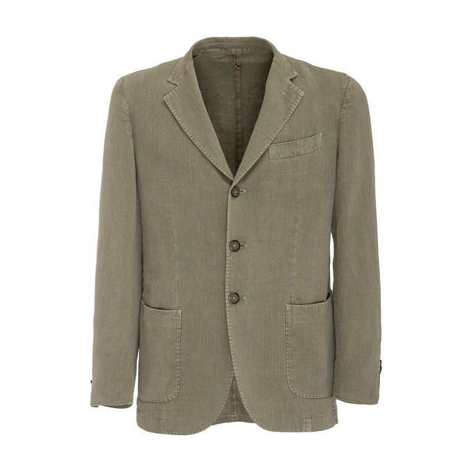 LINEN JACKET Man Beige