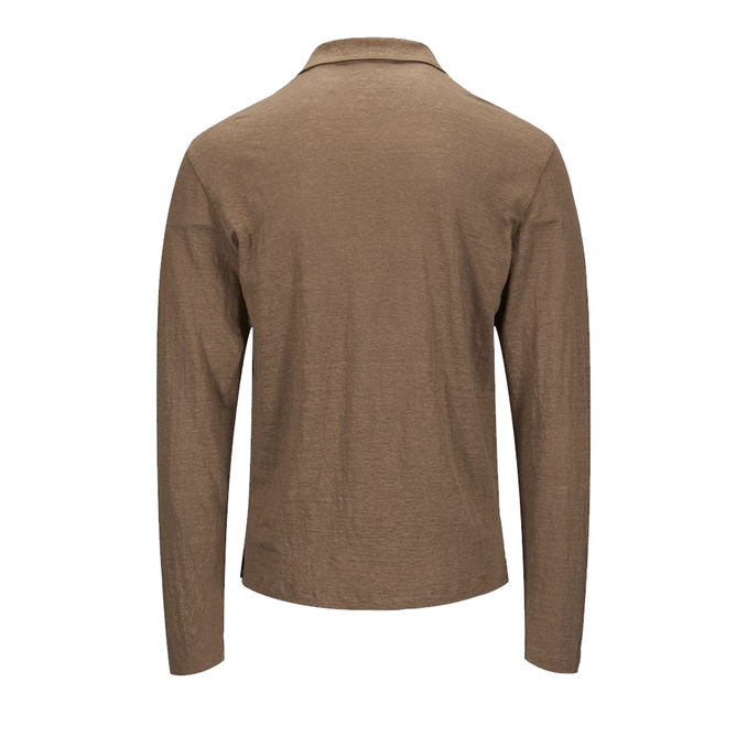 LINEN POLO Man Mud