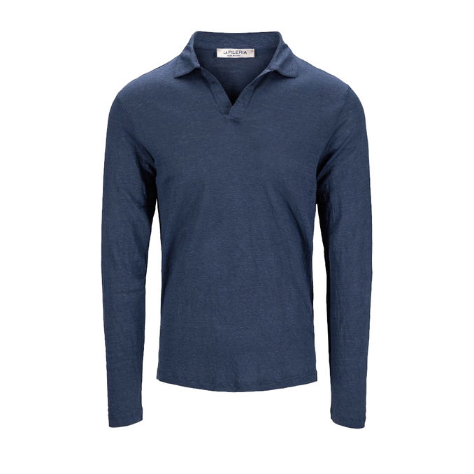 LINEN POLO Man Sugar Paper 