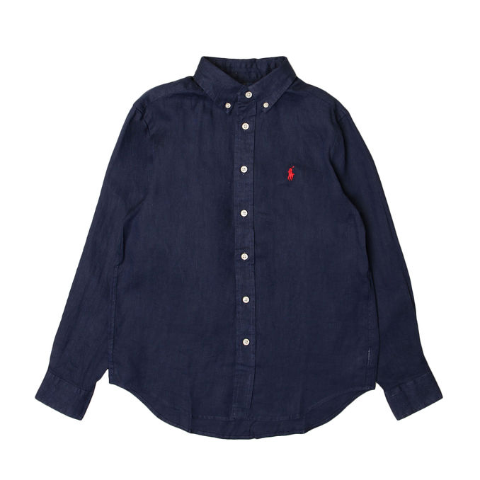 LINEN SHIRT Boy Navy