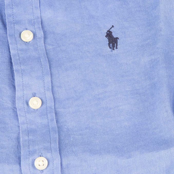 LINEN SHIRT Kid Light Royal 