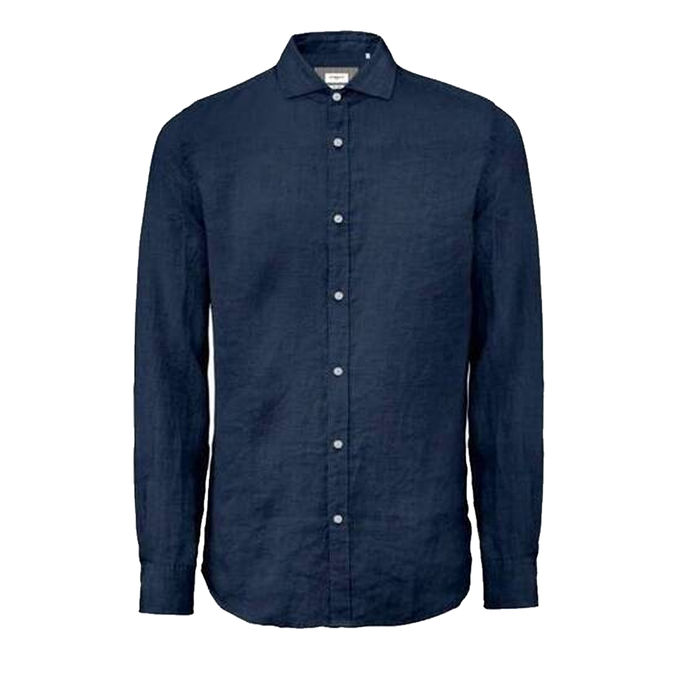 LINEN SHIRT Man Blue