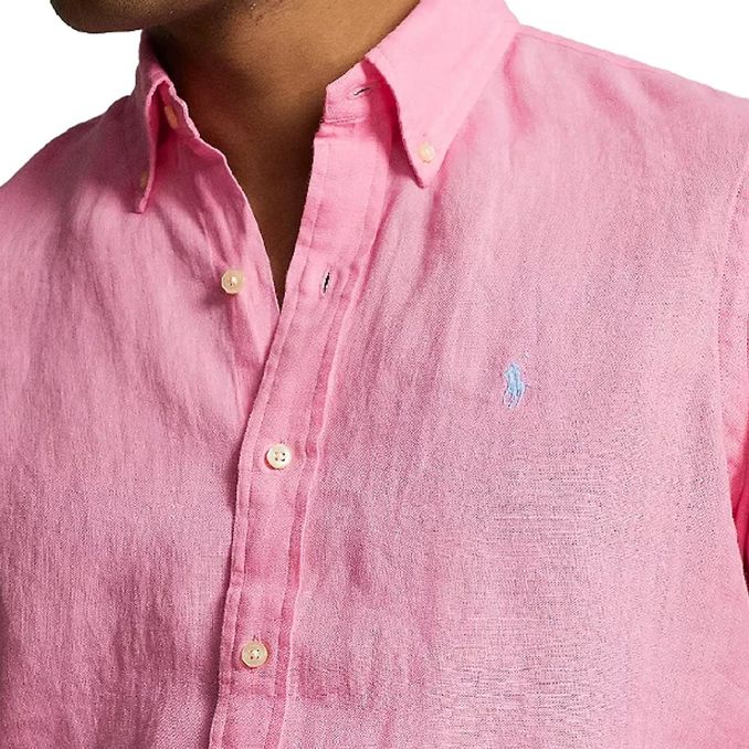 LINEN SHIRT Man Florida Pink