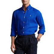 LINEN SHIRT Man Heritage Blue   LINEN SHIRT Man Heritage Blue