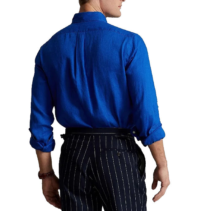 LINEN SHIRT Man Heritage Blue