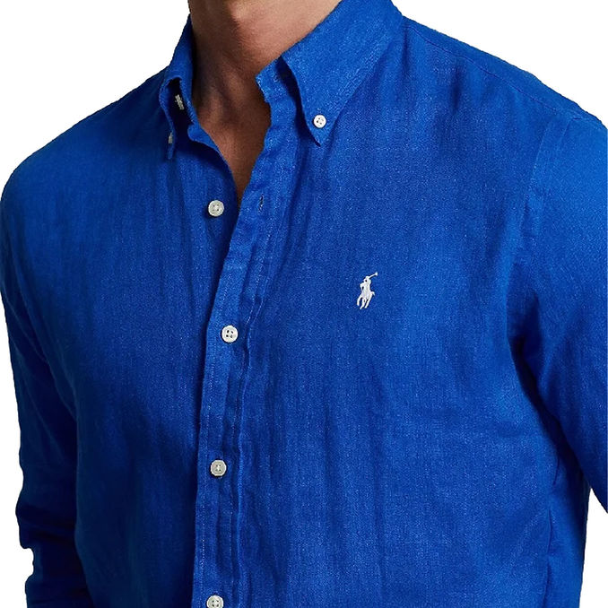 LINEN SHIRT Man Heritage Blue