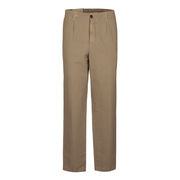 LINEN TROUSERS Man Beige Camel  