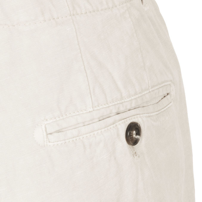 LINEN TROUSERS Man Cream