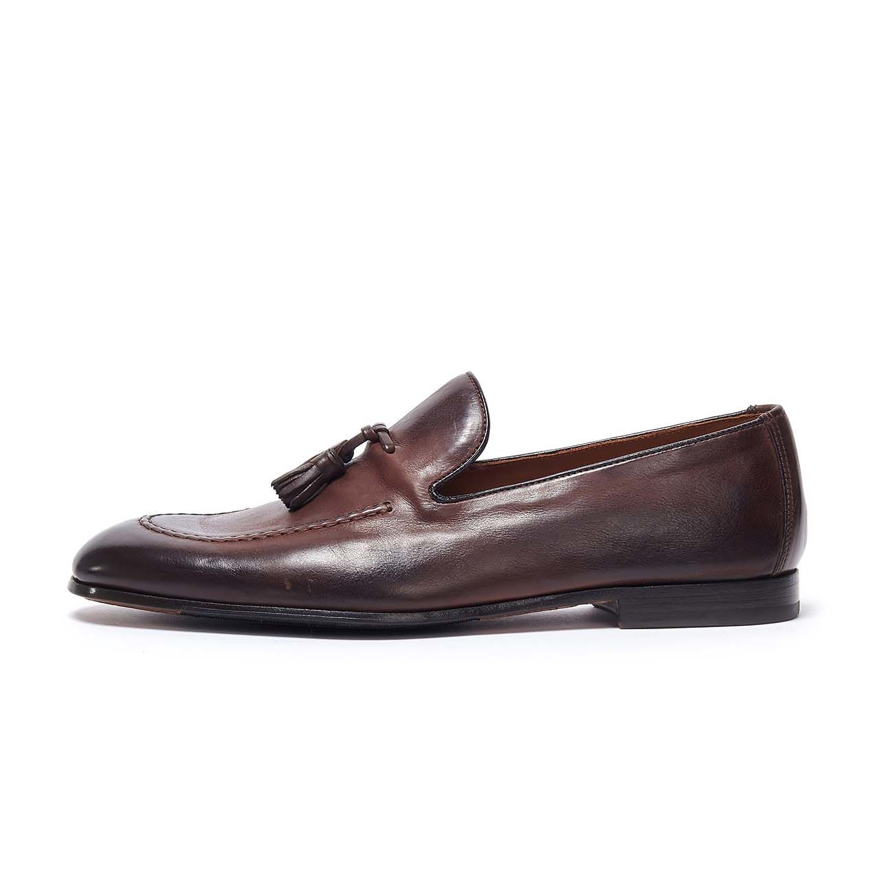 DOUCAL'S LOAFER WITH LEATHER TASSEL Man Brown | Mascheroni Store