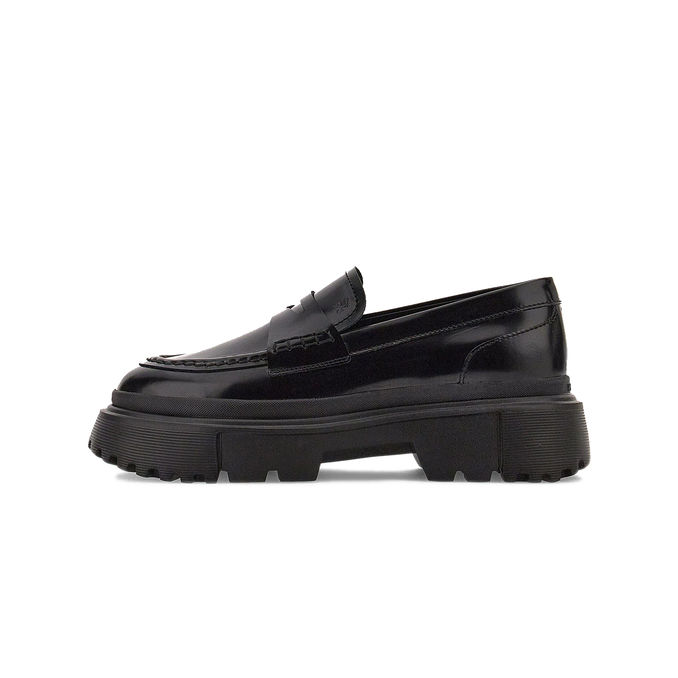 LOAFERS H619 Woman Black