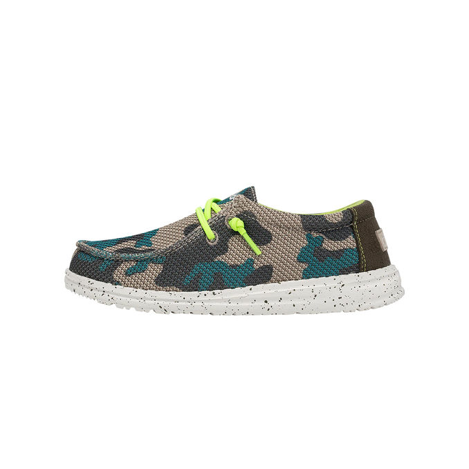 LOAFERS WALLY YOUTH Kid Taupe camo