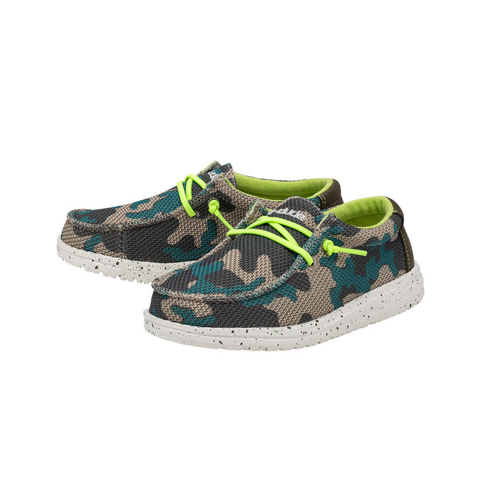 LOAFERS WALLY YOUTH Kid Taupe camo