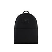 LOGO PATCH LOGO FAUX LEATHER BACKPACK Man Black LOGO PATCH LOGO FAUX LEATHER BACKPACK Man Black