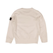 スウェット・トレーナー Stone  Ivory Cotton Sweatshirt Stone Island Light Organic Cotton Fleece Sweatshirt Ivory at