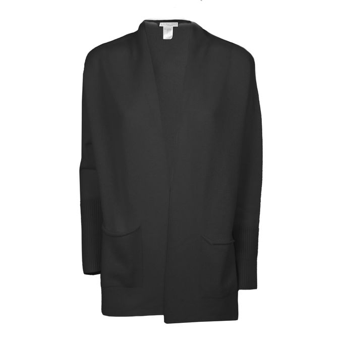 LONG CASHMERE CARDIGAN Woman Black
