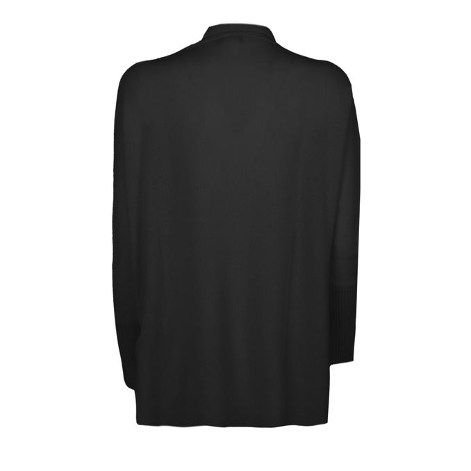 LONG CASHMERE CARDIGAN Woman Black