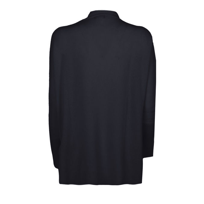 LONG CASHMERE CARDIGAN Woman Dark Blue