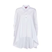 LONG COTTON SHIRT Woman White LONG COTTON SHIRT Woman White