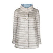 LONG DOWN JACKET A-SHEPE REVERSIBILE Woman Blackboard LONG DOWN JACKET A-SHEPE REVERSIBILE Woman Blackboard