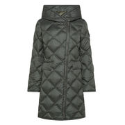 LONG DOWN JACKET PROXIE MQE Woman Green Leaves LONG DOWN JACKET PROXIE MQE Woman Green Leaves