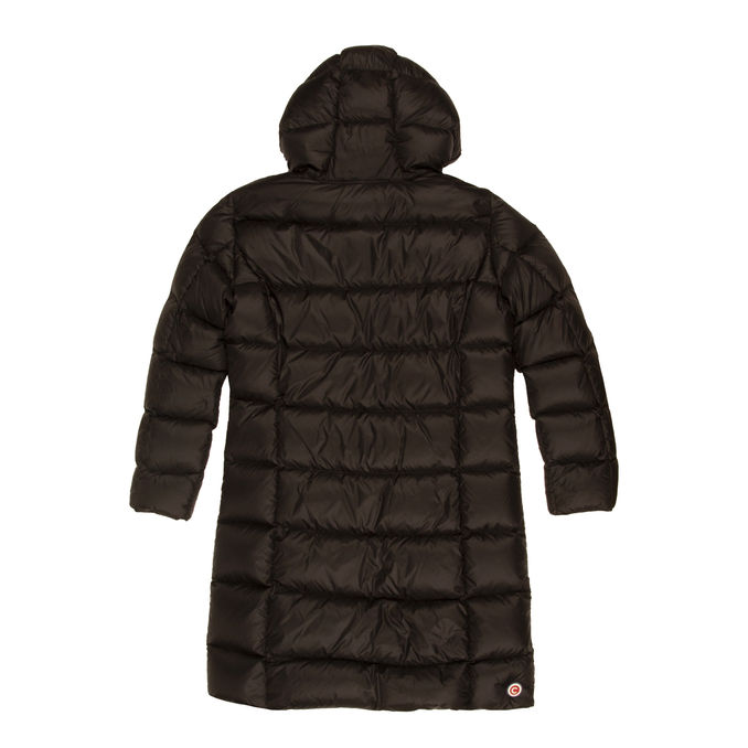 LONG DOWN JACKET WITH HOOD Kid Black