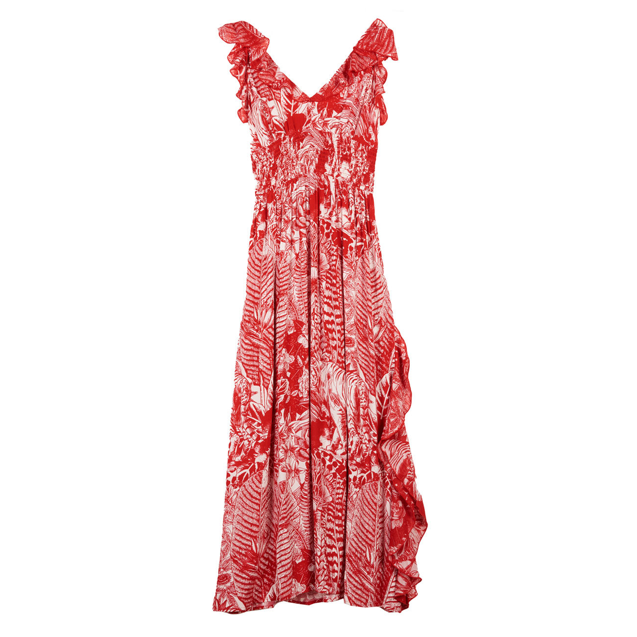 verkorten dichtbij verbergen SILVIAN HEACH LONG DRESS SIRIUS Woman Red White | Mascheroni Store