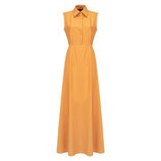 LONG DRESS WITH COLLAR  LONG DRESS WITH COLLAR