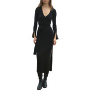 LONG DRESS WITH SIDE SPLIT LONG DRESS WITH SIDE SPLIT