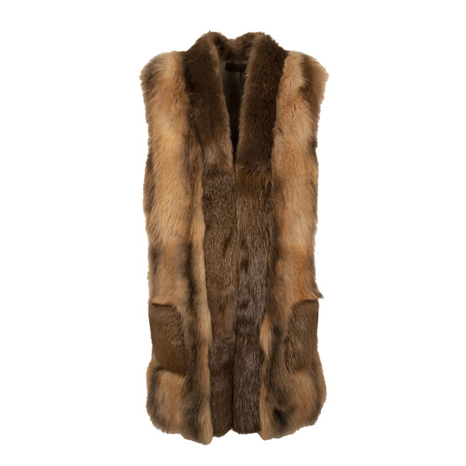 LONG FUR VEST 