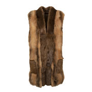 LONG FUR VEST  LONG FUR VEST