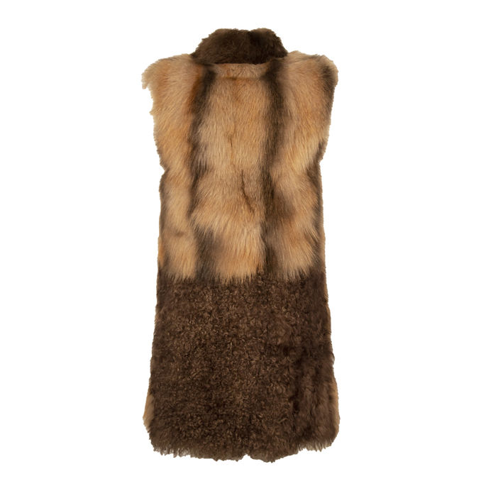 LONG FUR VEST 