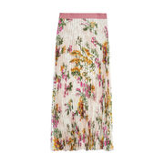 LONG GARBO SKIRT WITH GARDEN PRINT Woman Garden LONG GARBO SKIRT WITH GARDEN PRINT Woman Garden