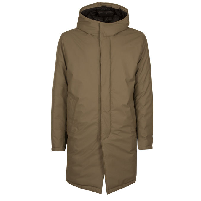 LONG MORNING RAIN JACKET Man Taupe