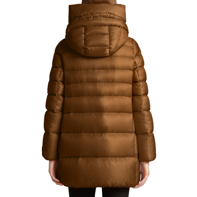 LONG PADDED JACKET Woman Wood