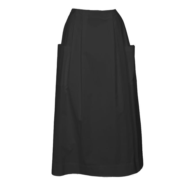 LONG SKIRT Woman Black
