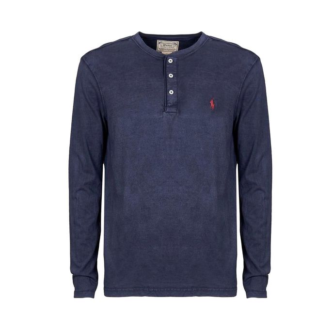 long sleeve crew neck polo shirts