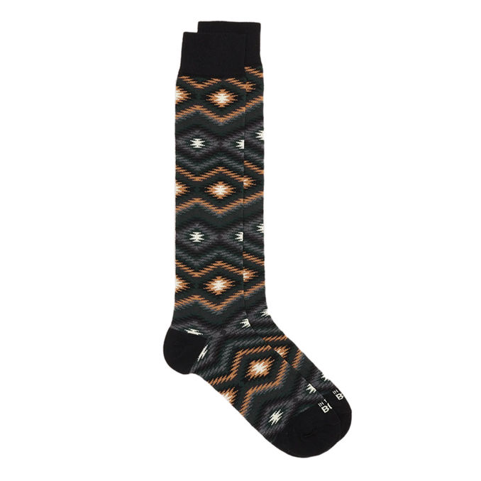 LONG SOCKS IKAT Unisex Black
