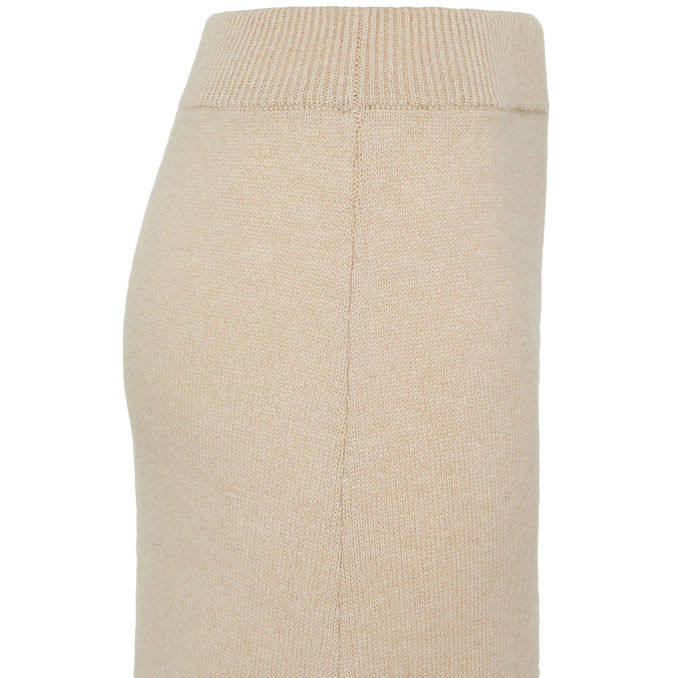 LONG TARIQUET SKIRT IN CARDED WOOL