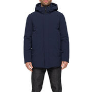 LONG TECHNICAL PADDED JACKET WITH HOOD LONG TECHNICAL PADDED JACKET WITH HOOD