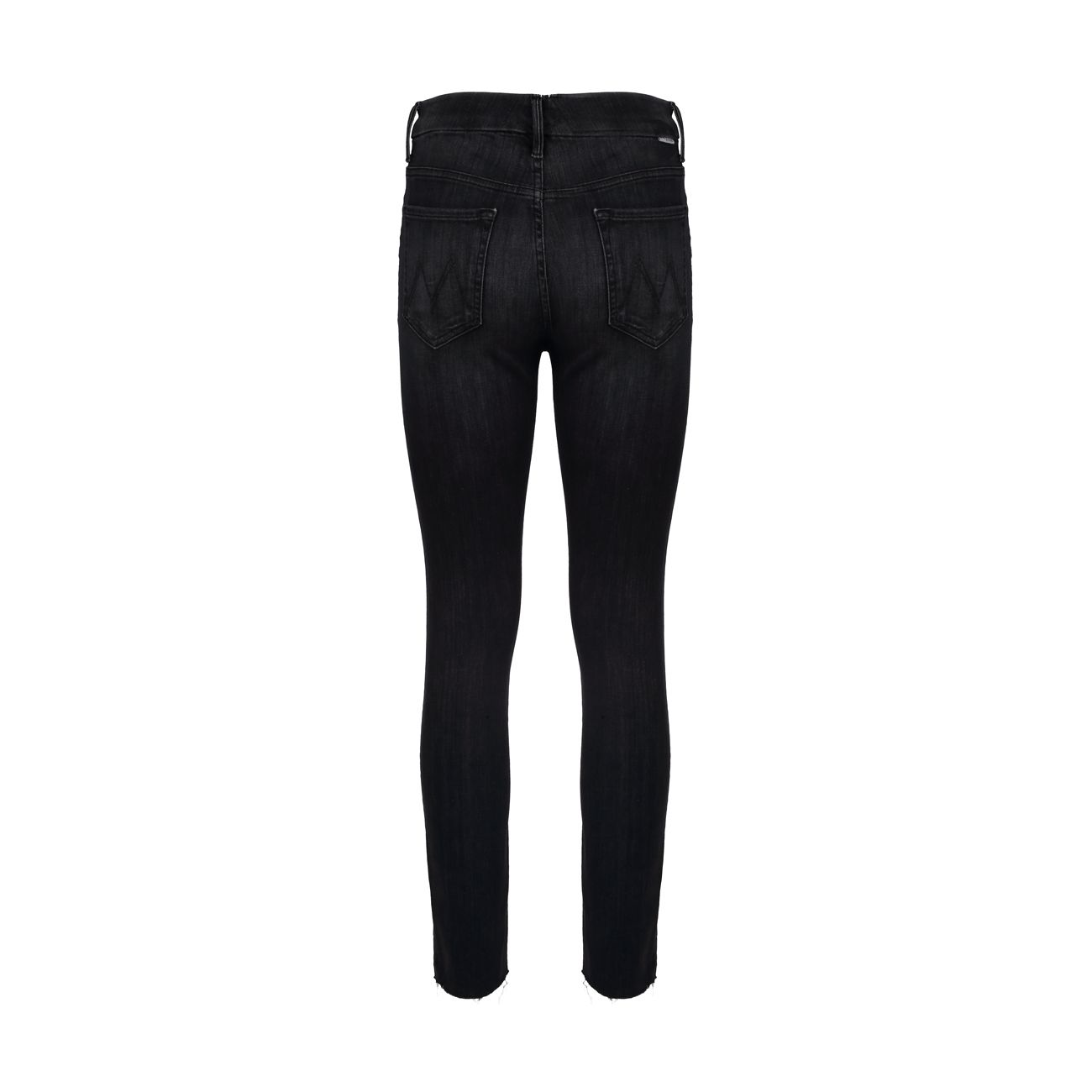 frayed black skinny jeans