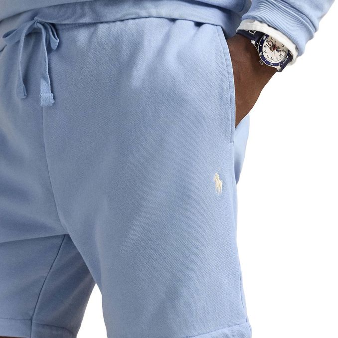 LOOPBACK FLEECE SHORTS Man Chambray Blue 