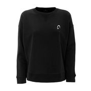 LOOSE CREW NECK SWEATSHIRT Woman Black LOOSE CREW NECK SWEATSHIRT Woman Black