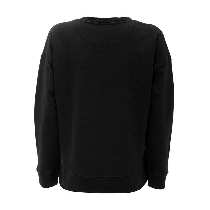 LOOSE CREW NECK SWEATSHIRT Woman Black